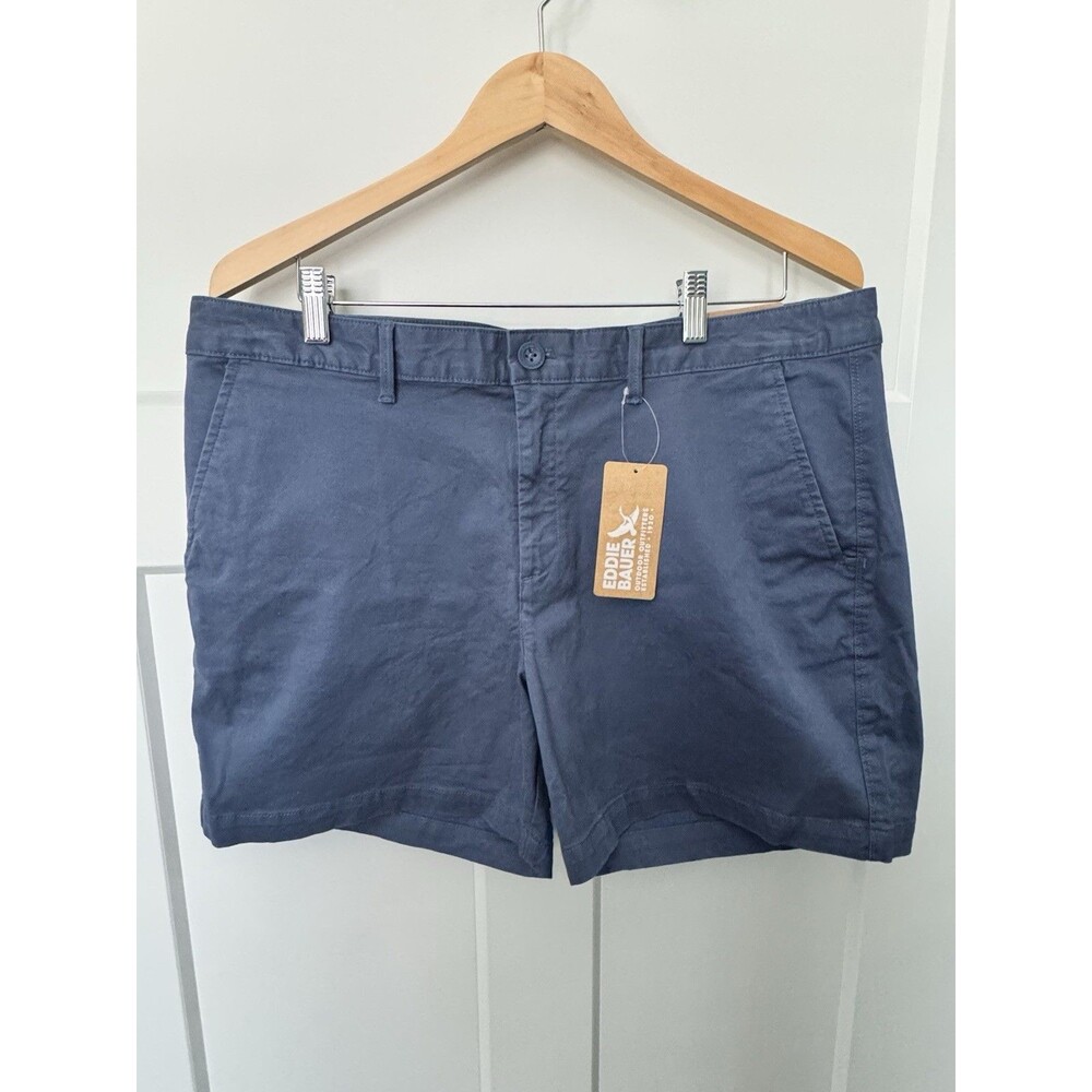 NWT Eddie Bauer Midrise Boyfriend Shorts - 14 - Indigo
